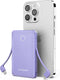 miisso 6000mah Ultra Slim Built in Cables Power Bank, Card Size Built in USB C Cords Battery Pack Portable Charger for Phones, 3 Output External B...