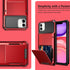 Vofolen Case for iPhone 11 Case Wallet 4-Card Holder ID Slot Flip Door Hidden Pocket Anti-Scratch Dual Layer Hybrid TPU Bumper Armor Protective Ha...