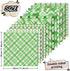 24 Sheet St. Patrick's Day Pattern Paper Green Scrapbook Stripe Plaid Dot 11.8 x 11.8 Inch Double Sided Decorative Craft Paper Folded Flat For DIY...