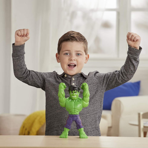 Playskool Heroes Marvel Super Hero Adventures Mega Mighties Hulk Collectible 10" Action Figure, Toys for Kids Ages 3 & Up...