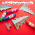 BAZIC Washable Colored Glue Stick 8g/0.28 Oz, All Purpose Acid Glue Sticks for Kids Photos Paper Kids at School Home Office (4/Pack), 1-Pack...
