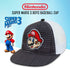 Nintendo Boys Super Mario Baseball Cap - Age 4-7 Black...