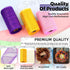 Swpeet 3 Rolls 6 Inches Mesh Ribbon Glitter Metallic Wrapping Ribbon Kit, Glitter Tulle Fabric Spool Ribbon Metallic Foil Mesh Ribbon for DIY Proj...