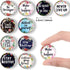 Weewooday 10 Pcs Inspirational Magnets for Fridge Refrigerator Locker Decor Accessories Motivational Glass Quote Fun Decorative Gifts for Cabinet ...