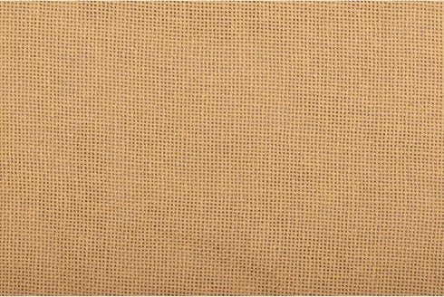 VHC Brands Burlap Pillow Sham Cover with Fringed Ruffle Cotton Farmhouse Decor Button...