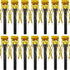 Skylety 18 Pcs Party Blower Noisemakers Party Squawkers Blowouts Whistles Fringed Noise Maker Gold Musical Blowouts for Halloween Christmas New Ye...