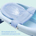 Universal Adjustable Baby Bath Tube Support Mesh Net Soft Breathable Infants Shower Pad 4-Points Anti-Slip Bathtub Seat with Sponge Cushion for To...