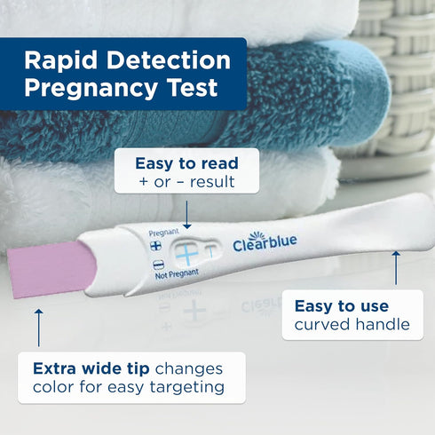 Clearblue Rapid Detection Pregnancy Test, Home Pregnancy Kit, 2 Count...