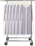 Simple Houseware 50-Inch Clear Garment Bags with Zipper for Suits, Dresses, Costumes, Uniforms - 6 Pack...