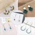 YaeYur 280PCS Hoop Earring Findings Hypoallergenic Beading Hoop Earrings 100PCS Earring Hooks for Beading 100PCS Silicone Earring Backs Earrings B...