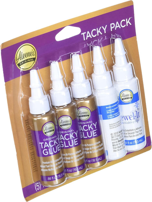 Aleene's Glue 24354 AR24354 Mini Tacky Pack Tacky Wash It Jewel It...