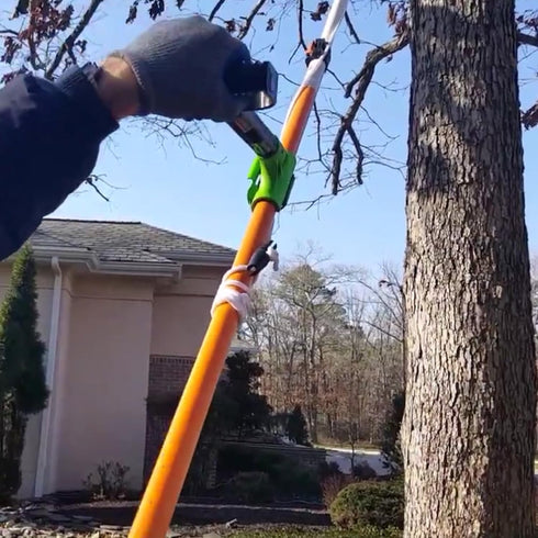 The Rah Handle! A Universal Ergonomic Back Saving Lefty Or Righty, Secondary Handle For Snow Shovels, Rakes, and Other Gardening Or Construction T...
