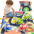 TEMI 4PCS Inertia Animal Car Toys with Play Mat/Storage Bag for Toddlers Toy Age 1-3, Baby Toys 1 2 3 Years Old Boys Birthday Newborn Gifts...