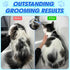 Dog Comb to Remove Tangles and Knots, Cat Comb with Stainless Steel Teeth and Non-Slip Handle, Dog combs for grooming matting for Long Haired Dog,...