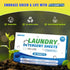FIXSMITH Laundry Detergent Sheets - 100 Loads (50 Sheets) Fragrance Free - Hypoallergenic,Unscented,Eco Friendly Laundry Detergent Strips Concentr...