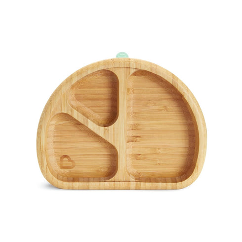 Munchkin® Bambou™ Divided Suction Plate - Eco-Friendly Bamboo Dinnerware for Babies and Toddlers...