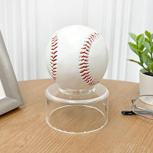 Plymor Clear Acrylic Round Cylinder Display Riser, 1.5" H x 3" D...