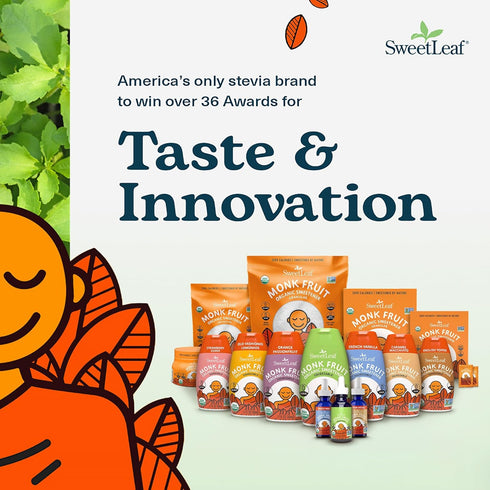 SweetLeaf Organic Monk Fruit Sweetener, Granular - Keto Friendly Natural Sugar Substitute for Coffee, Tea, and Baking, Zero Calorie, Organic Monk ...