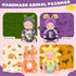 Hanaive 4 Pcs 4 Inch Mini Baby Dolls Lifelike Realistic Baby Dolls Animal Clothes Cute Tiny Babies Gifts for Kids Birthday Baby Shower (Novelty St...