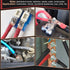 200pcs Battery Cable Ends, Copper Wire Lugs AWG 2 4 6 8 10 Gauge - 100Pcs Battery Cable Lugs Ring Terminal Connectors with 100Pcs Heat Shrink Asso...