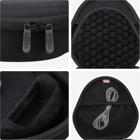 BOVKE Hard Carrying Case with Sleep Mode for Apple AirPods Max Wireless Over-Ear Headphones, AirPods Max Protective Portable Storage Bag with Mesh...