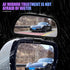 2 PCS Car Reversing Auxiliary Mirror, 5.9" x 2.16" ABS Shell HD Glass Adjustable Blind Spot Wide-angle Spherical Mirror, Modification Decorative A...