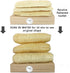Natural Whole Loofah 3 PCS Exfoliating Body Scrubber Dead Skin Remover Bath Sponge Shower Zero Waste...
