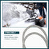 579932 1733324SM 579932MA Auger Drive Belt 2 Stage Replacement 3/8"x 33" for Murray MTD Craftsman 579932 420673 Snow Blower (2 Pack)...