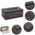 Sumnacon Tissue Box Cover Rectangule Leather Tissue Box with Magnetic Bottom,Stylish PU Tissue Box Holder for Bathroom Toilet Bedroom Living Room ...