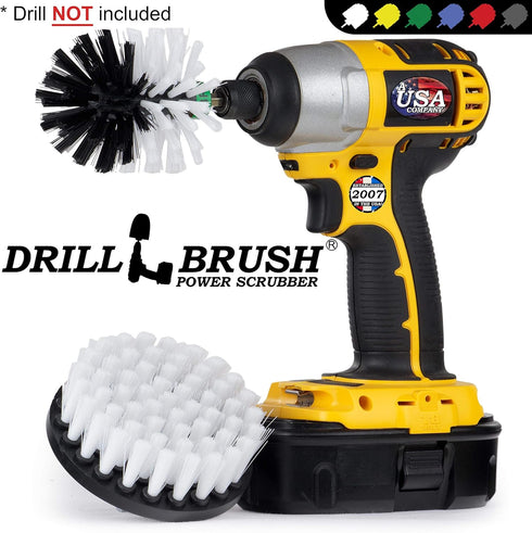 Drill Brush - Motorcycle - Car - Truck - Cleaning Supplies - Motorcycle Accessories - Detail Brush - Wheels - Rims - Tires - Saddle Bags - Spin Br...