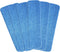 Reusable Microfiber Mop Pads, 6 Pack 18''x 6'' Mop Head Replacement, Wet/Dry Home & Commercial Cleaning Scrubbing Floor Mop Pad- Blue...