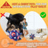 7.3 in Dog Toys Soccer Ball with Straps - Interactive Dog Toy Puppy for Indoor Outdoor Tug of War Durable Pet Water Toy Soccer Herding Balls with ...