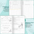 GoGirl Budget Planner – Monthly Financial Planner Organizer Budget Book. Expense Tracker Notebook Journal to Control Money, A5 (Turquoise)...