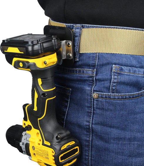 TOPOWN Tactical Cordless Power Tool Belt Clip EDC Belt Tool Holster, Tape Measure Clip for Pocket, Drill Impact & Tape Measure Holder Clip On Belt...