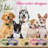 BiPawTi Floral Dog Collars for Large Dog - Soft Cute Dog Collars for Girls Dog Pretty Flower Collar with Daisies Charms, Gift for Female Male Boys...