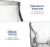 Bormioli Rocco Set Of 4 Sorgente Glasses, Crystal-clear Cocktail Glasses Barware, For Bourbon, Scotch, Water, Juice, Drinking Glasses Set, Made In...