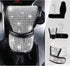 Crystal Auto Gear Shift Cover Bling Car Accessories,Universal Car Knob Gear Stick Protector from Scratching with Rhinestone Covers Car Decor Acces...
