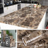 Livelynine Self Adhesive Wallpaper for Kitchen Counter Top Covers Marble Contact Paper Peel and Stick Countertops Waterproof Furniture Table Stick...