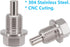 1PC 1/2"x20 Stainless Steel Magnetic Engine Oil Drain Plug Fit Buick Chevrolet Chrysler Ford Dodge GMC Selector Models & Harley-Davidson Transmiss...