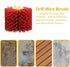 Abrasive Nylon Wire Drawing Wheel Drum Brushes, 80 Grit 120x100mm Wheel Drum Burnishing Tool Polishing Brush Wooden Wheels for Wood Furniture Work...