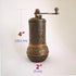 Pepper Grinder - Manual Spice Grinder - Herb Grinder - Pepper Grinder Mill - Pepper Mill - Spice Grinder - Coffee Bean Grinder (Aged Yellow)...