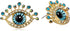 Betsey Johnson Eye Stud Earrings...