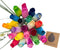 Assorted Colors Wooden Rose Closed Bud Bouquets 2 Dozen...