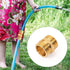 Hourleey Garden Hose Adapter, 3/4 Inch Solid Brass Hose Connectors, 2 Pack Hose Connector with 2 Extra Washers (Male to Male)...