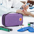 CURMIO Insulated Insulin Cooler Travel Case, Double Layer Diabetic Supplies Storage Bag with Detachable Pouches for Diabetic Medication and Ice Pa...