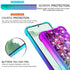 for Samsung S23 Plus Case,S23 Plus Case,with HD Screen Protector,Gradient Quicksand Glitter Liquid Floating Waterfall Durable Girls Cute Phone Cas...