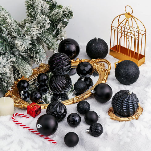 XmasExp 16ct Christmas Ball Ornaments Shatterproof Xmas Tree Hanging Balls Halloween Decorations Perfect for Holiday Wedding Christmas Halloween D...