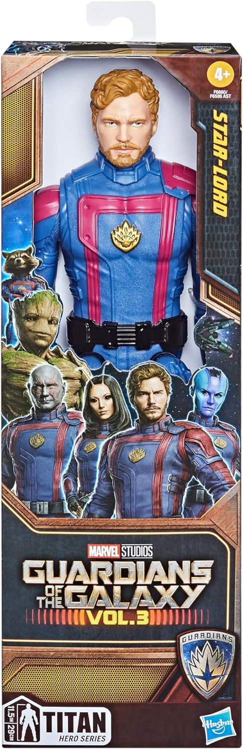 Marvel Guardians of The Galaxy Vol.3 Titan Hero Series Star-Lord Action Figure, 11-Inch Action Figure, Super Hero Toys for Kids, Ages 4 and Up...