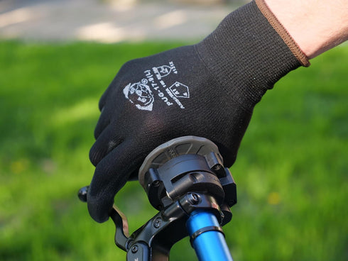 Global Glove PUG-17 Lightweight Polyurethane Dipped Work Gloves, Anti-Static/Electrostatic Compliant with Secure Grip, Bare Hand Sensitivity, Blac...