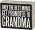 Primitives by Kathy Chevron Trimmed Box Sign, 5" x 4",Black...